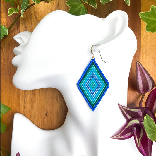 Aqua Peak | Earrings - Leila Eden Designs