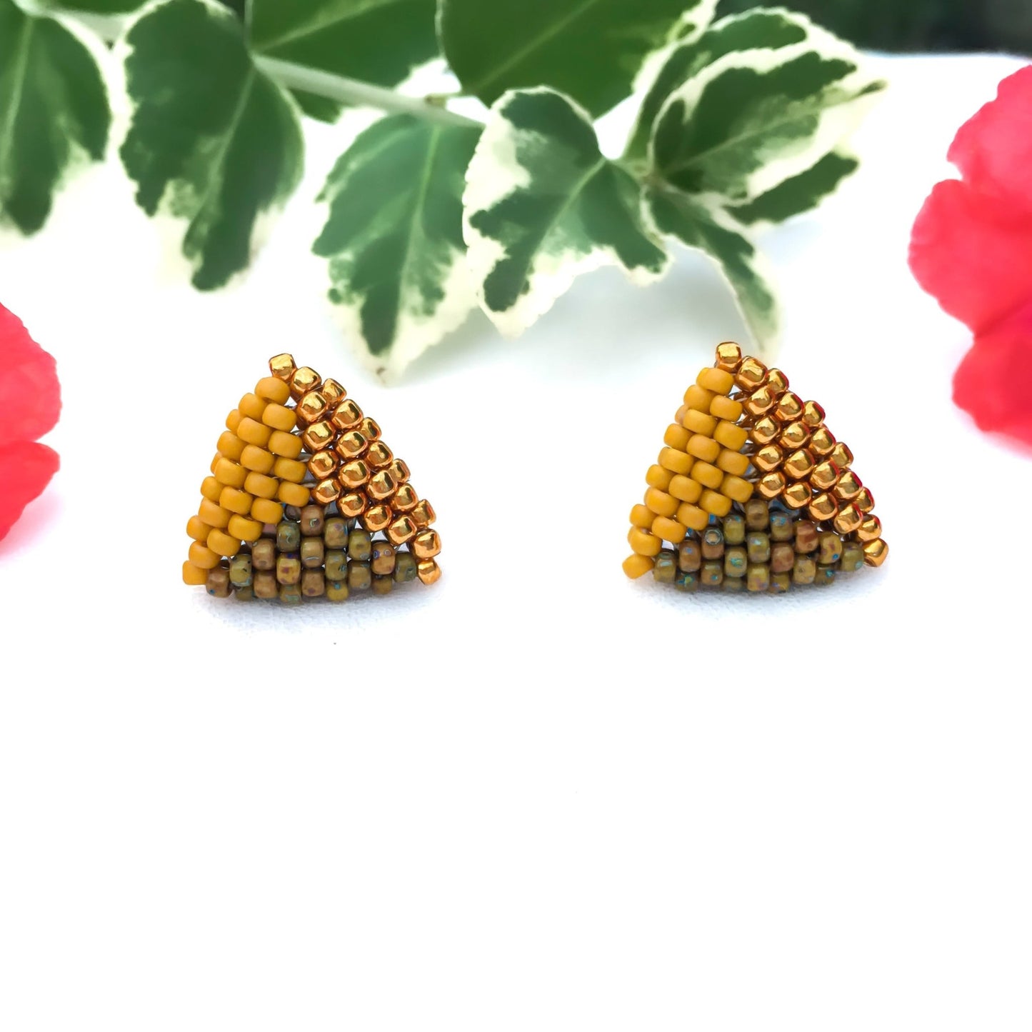 Warm & Gold | Stud Earrings - Leila Eden Designs