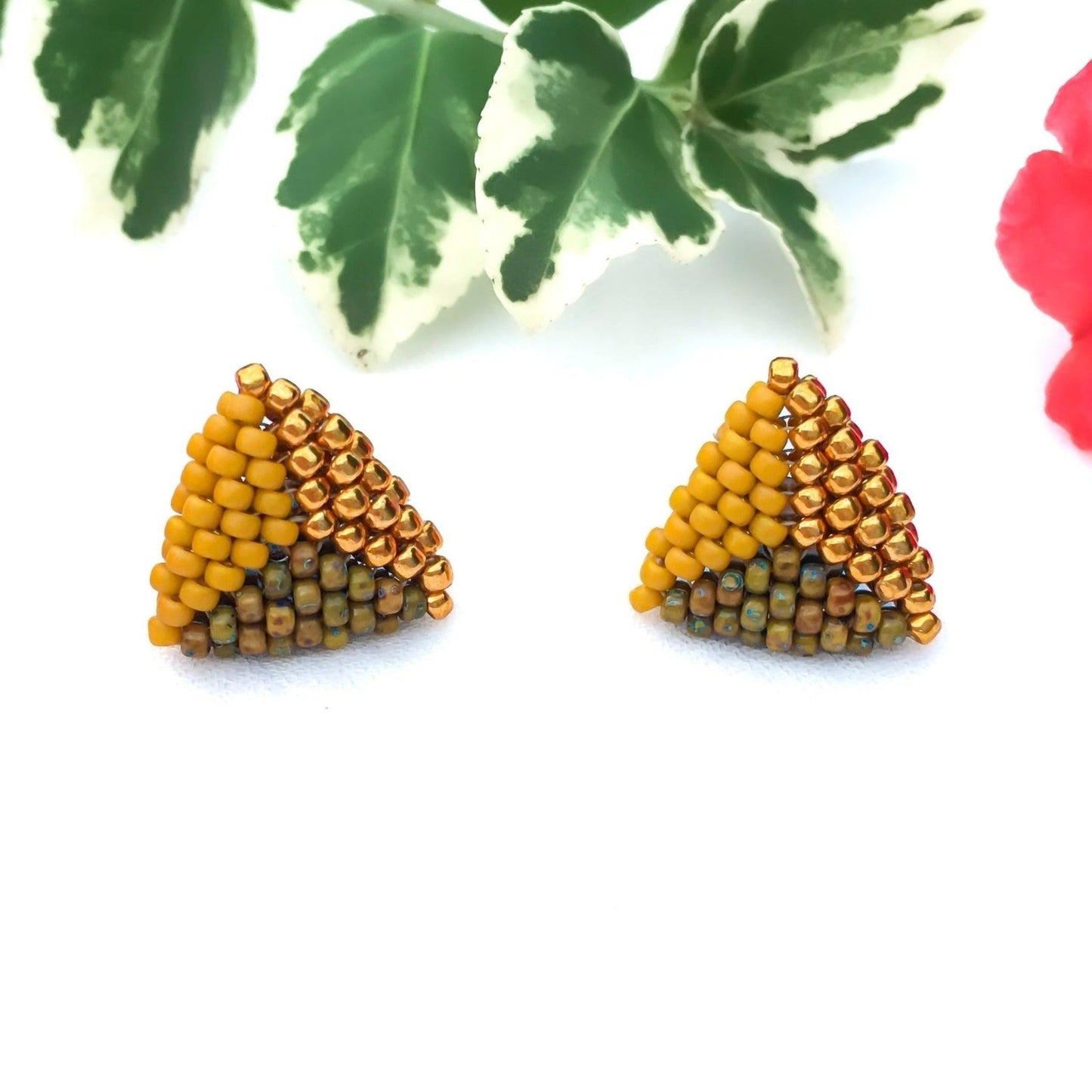 Warm & Gold | Stud Earrings - Leila Eden Designs