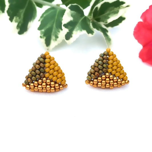 Warm & Gold | Stud Earrings - Leila Eden Designs